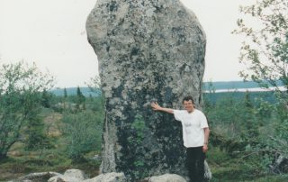 Offerstenen Veralden Olmai eller Käringen Vilhelmina som den också kallas Foto Sven-Åke Risfjell