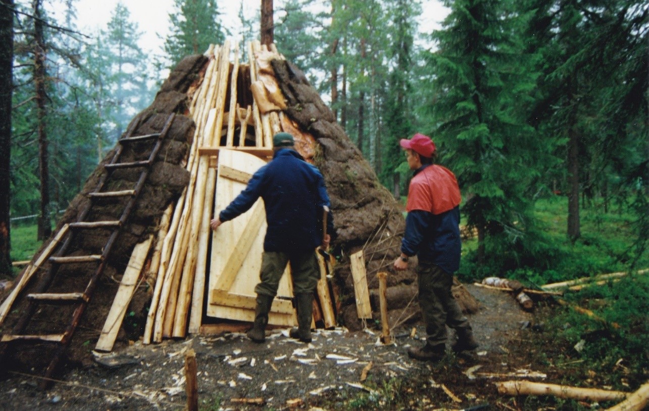 Dörren på plats. Foto:Sven-Åke Risfjell