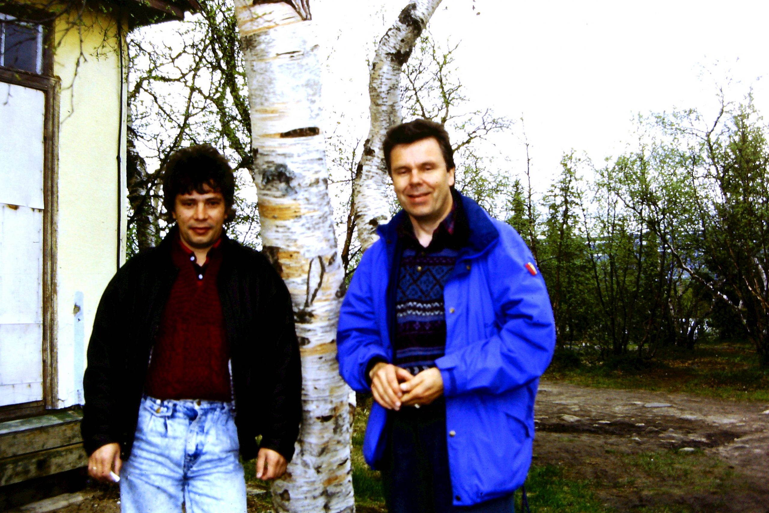 Yakov Yakovlev och Sven-Åke Risfjell i Lovozero.