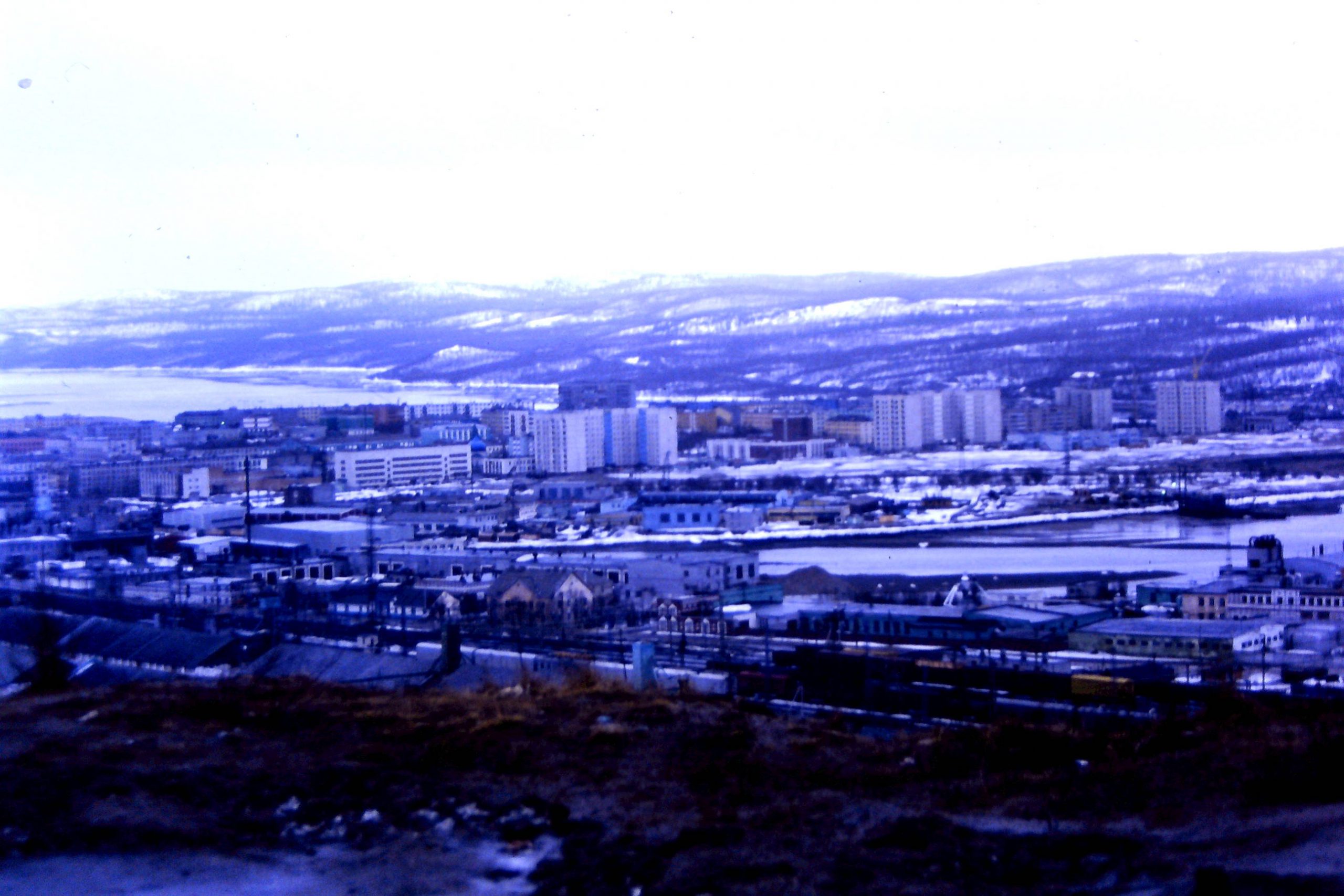 Vy över Murmansk. Foto: Sven-Åke Risfjell